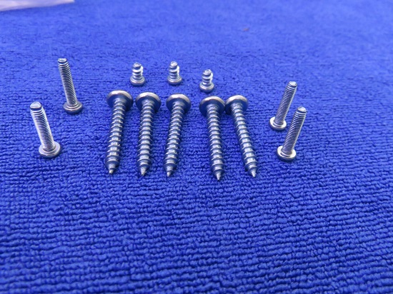 Nickel plated fasteners